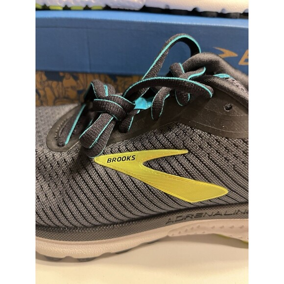 Brooks Adrenaline GTS 20 Black Green Men’s Sz 8.5 Running Gym Training main image 13